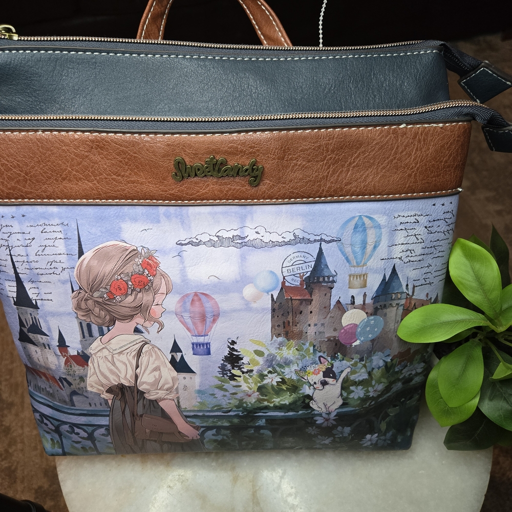 Women's Multicolor Backpack